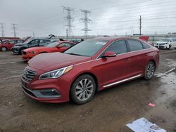 Salvage cars for sale at Elgin, IL auction: 2015 Hyundai Sonata Sport