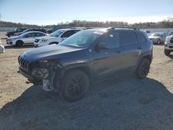 Salvage cars for sale at Anderson, CA auction: 2018 Jeep Cherokee Trailhawk