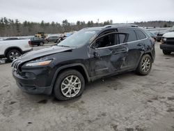 Salvage cars for sale at Windham, ME auction: 2018 Jeep Cherokee Latitude Plus