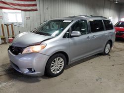 Salvage cars for sale at Franklin, WI auction: 2013 Toyota Sienna XLE