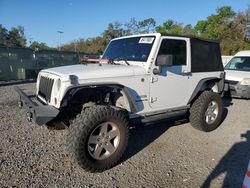 Salvage cars for sale at Riverview, FL auction: 2012 Jeep Wrangler Sport