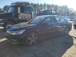 Salvage cars for sale at North Billerica, MA auction: 2016 Honda Accord Sport