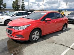 Chevrolet salvage cars for sale: 2017 Chevrolet Cruze LS