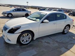 Salvage cars for sale at Grand Prairie, TX auction: 2015 Infiniti Q40