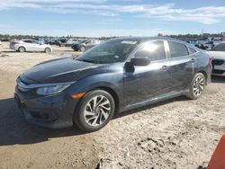 Salvage cars for sale at Houston, TX auction: 2018 Honda Civic EX