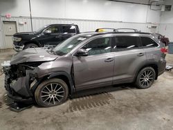 Salvage cars for sale at Windham, ME auction: 2017 Toyota Highlander SE