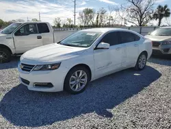 Chevrolet salvage cars for sale: 2018 Chevrolet Impala LT