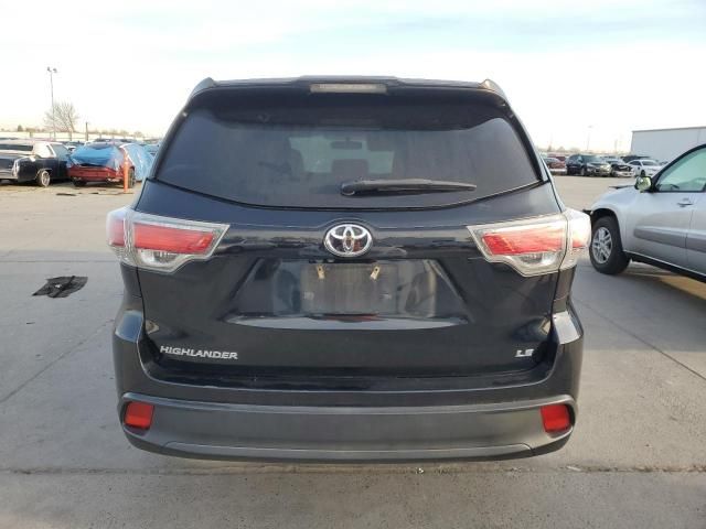 2015 Toyota Highlander LE