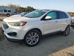 Salvage cars for sale at Hampton, VA auction: 2019 Ford Edge Titanium