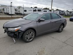 Salvage cars for sale at Sacramento, CA auction: 2017 Toyota Camry LE