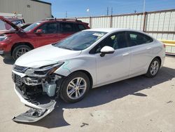 Salvage cars for sale at Haslet, TX auction: 2017 Chevrolet Cruze LT