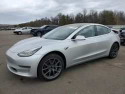 Salvage cars for sale at Brookhaven, NY auction: 2018 Tesla Model 3