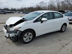 Salvage cars for sale at Ellwood City, PA auction: 2015 Honda Civic LX