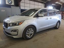 Salvage cars for sale at East Granby, CT auction: 2019 KIA Sedona L