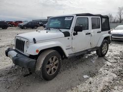 Jeep Wrangler Unlimited Sahara salvage cars for sale: 2013 Jeep Wrangler Unlimited Sahara