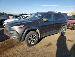 Salvage cars for sale at Brighton, CO auction: 2014 Jeep Cherokee Trailhawk