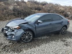 Salvage cars for sale at Reno, NV auction: 2016 Toyota Corolla L