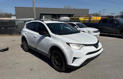 Salvage cars for sale at Kansas City, KS auction: 2016 Toyota Rav4 LE