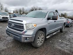 Salvage cars for sale at Portland, OR auction: 2014 Toyota Tundra Double Cab SR