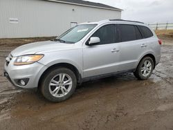 Salvage cars for sale at Portland, MI auction: 2012 Hyundai Santa FE Limited