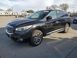 Salvage cars for sale at Sacramento, CA auction: 2014 Infiniti QX60