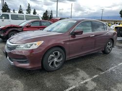 Carros salvage sin ofertas aún a la venta en subasta: 2017 Honda Accord LX