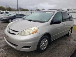 Salvage cars for sale at Sacramento, CA auction: 2006 Toyota Sienna CE