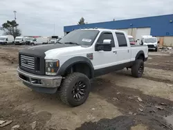 Salvage trucks for sale at Woodhaven, MI auction: 2010 Ford F250 Super Duty