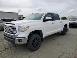 Toyota salvage cars for sale: 2015 Toyota Tundra Crewmax Limited