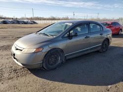 Salvage cars for sale at Ottawa, ON auction: 2008 Honda Civic DX-G