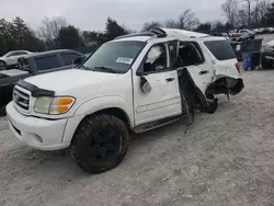 Salvage cars for sale at Madisonville, TN auction: 2003 Toyota Sequoia Limited