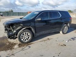 Salvage cars for sale at Homestead, FL auction: 2021 Chevrolet Traverse LS