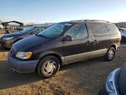 Salvage cars for sale at San Martin, CA auction: 2001 Toyota Sienna LE