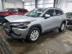 Salvage cars for sale at Ham Lake, MN auction: 2024 Toyota Corolla Cross LE