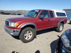 Salvage trucks for sale at Assonet, MA auction: 2004 Toyota Tacoma Xtracab