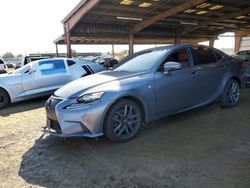 Salvage cars for sale at American Canyon, CA auction: 2016 Lexus IS 350