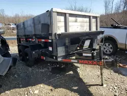 Salvage trucks for sale at Candia, NH auction: 2023 Maxey Dump Trailer