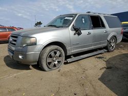 Salvage cars for sale at Woodhaven, MI auction: 2008 Ford Expedition EL Limited