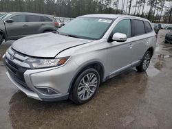 Salvage cars for sale at Harleyville, SC auction: 2018 Mitsubishi Outlander SE