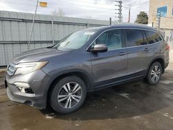 Carros salvage a la venta en subasta: 2016 Honda Pilot Exln