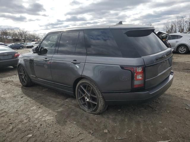 2016 Land Rover Range Rover HSE