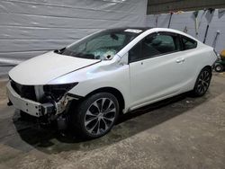 Salvage cars for sale at Candia, NH auction: 2013 Honda Civic SI