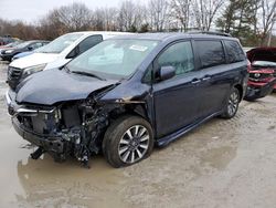 Salvage cars for sale at North Billerica, MA auction: 2020 Toyota Sienna XLE