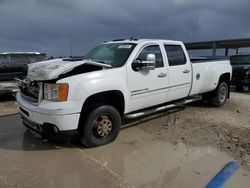 Salvage cars for sale at West Palm Beach, FL auction: 2011 GMC Sierra K3500 Denali