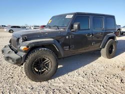 Salvage cars for sale at San Antonio, TX auction: 2019 Jeep Wrangler Unlimited Sport