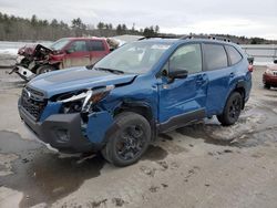 Salvage cars for sale at Windham, ME auction: 2022 Subaru Forester Wilderness