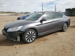 Salvage cars for sale at Colorado Springs, CO auction: 2015 Honda Accord Touring Hybrid