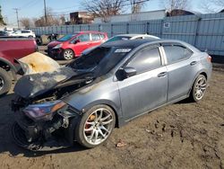 Salvage cars for sale at New Britain, CT auction: 2016 Toyota Corolla L