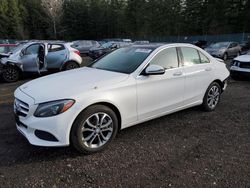 Mercedes-Benz c 300 4matic salvage cars for sale: 2016 Mercedes-Benz C 300 4matic