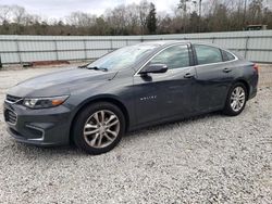 Salvage cars for sale at Augusta, GA auction: 2017 Chevrolet Malibu LT